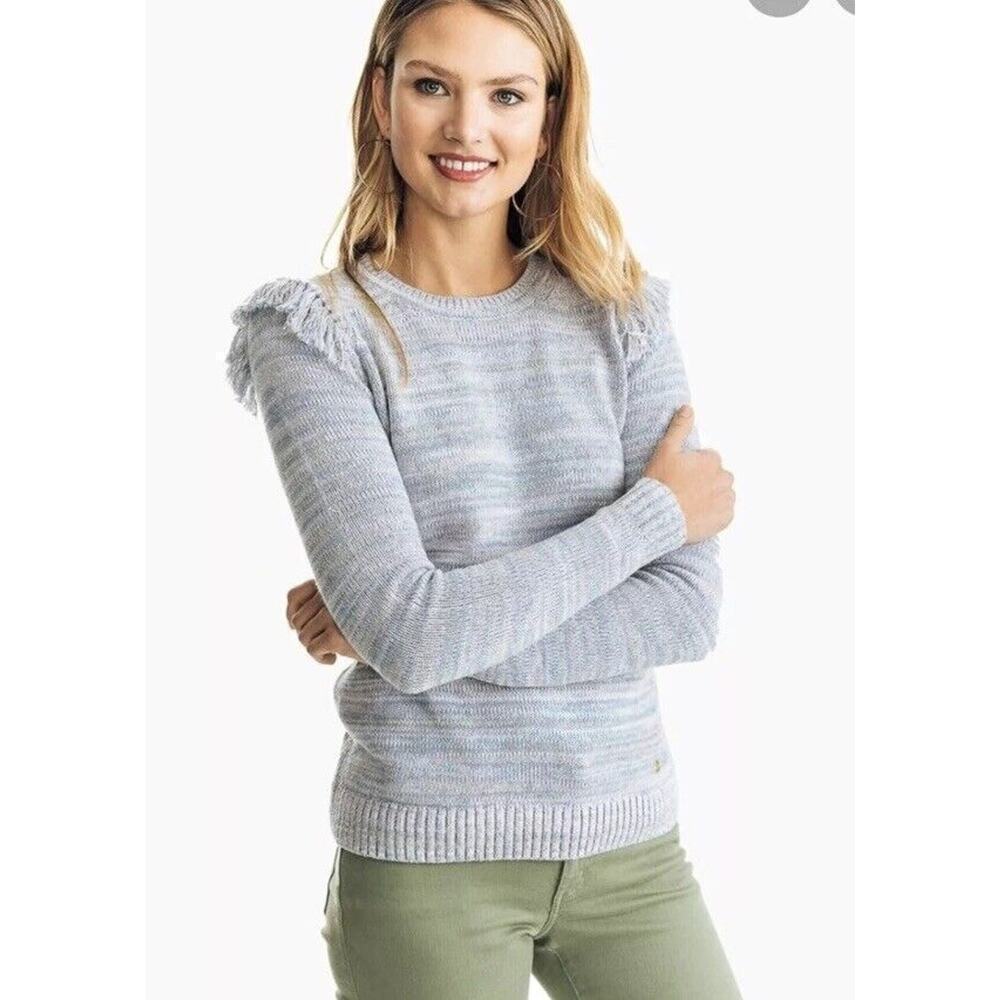 Women’s Southern Tide Bea Tassel Crewneck Sweater Size XSmall